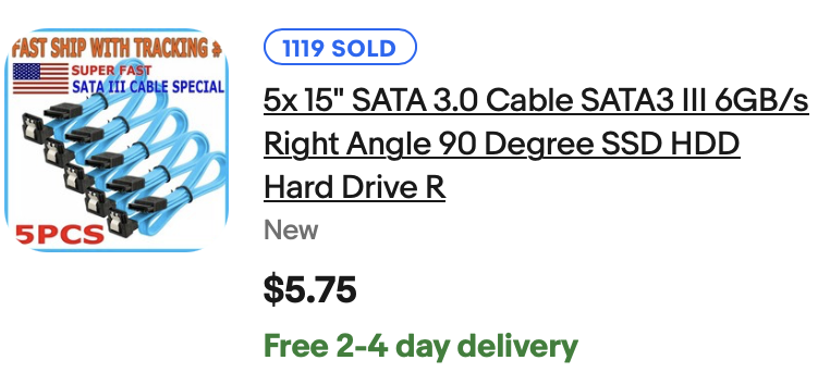 sata cables
